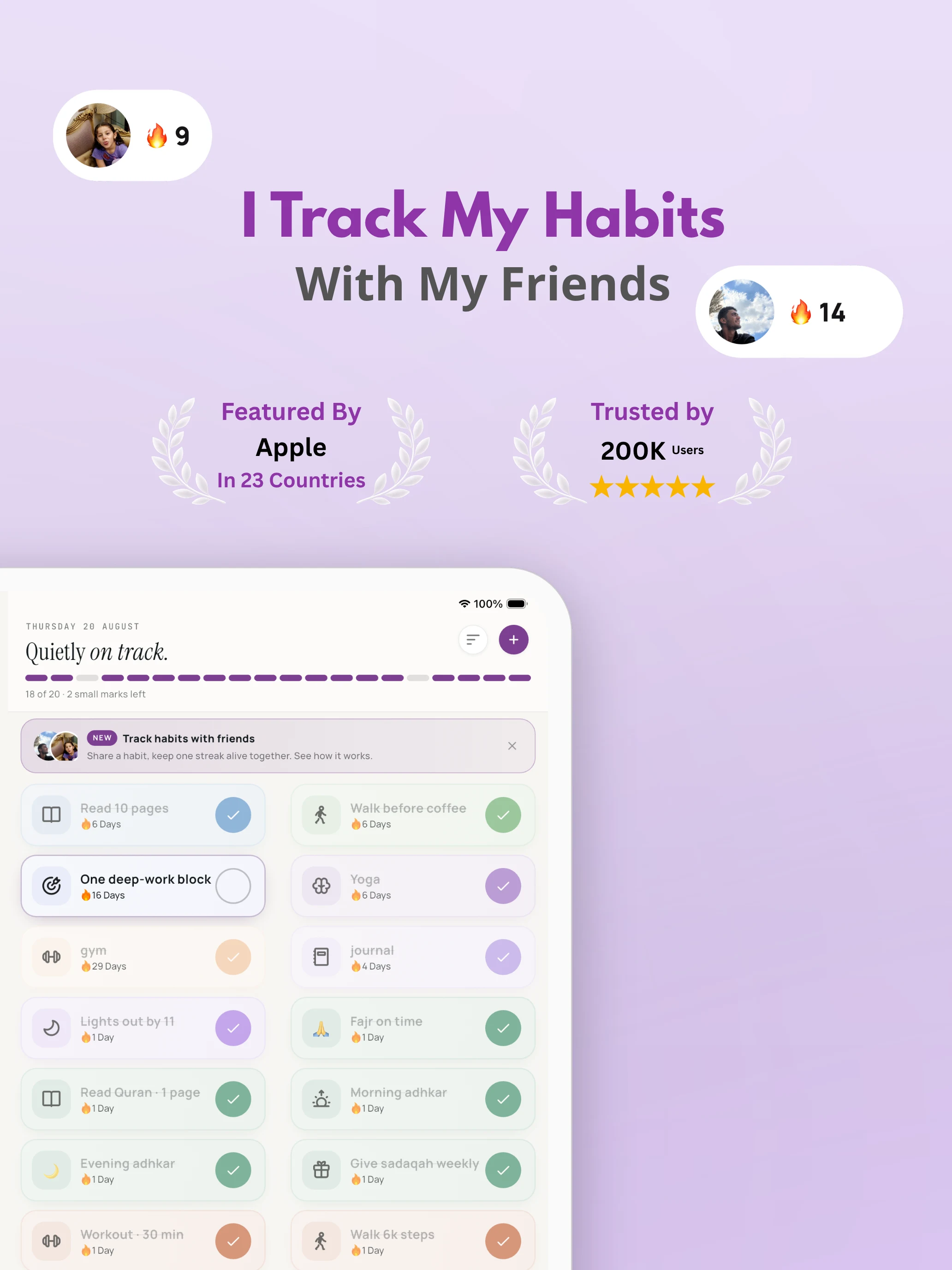 Habit Tracker - Habit Radar screenshot